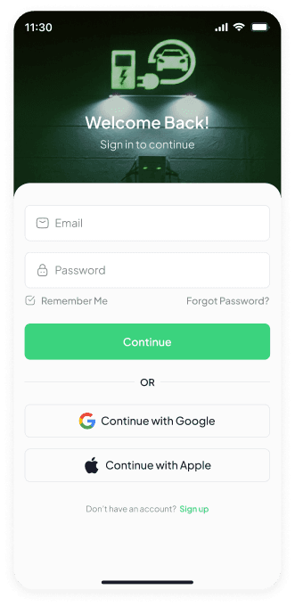 App Screen - Login